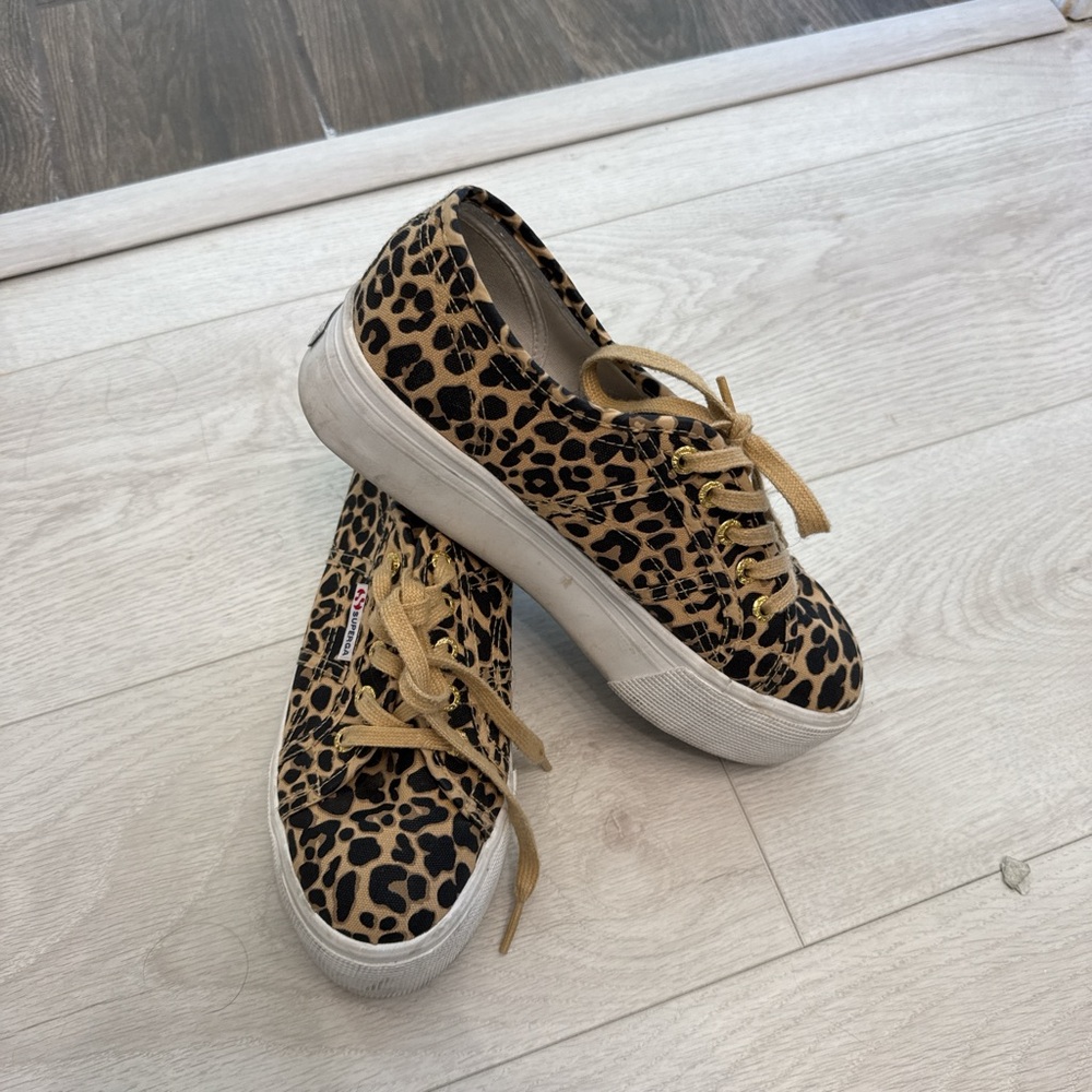 Superga Cheetah Platform Sneaker
